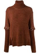 Chloé Button Detailed Jumper - Brown