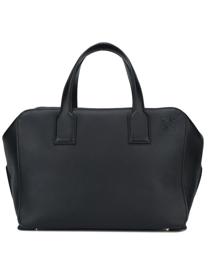 Loewe Zip Up Tote Bag, Women's, Black