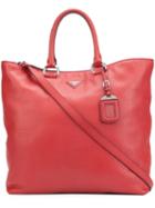 Prada Vintage 'daino' Tote, Women's, Red