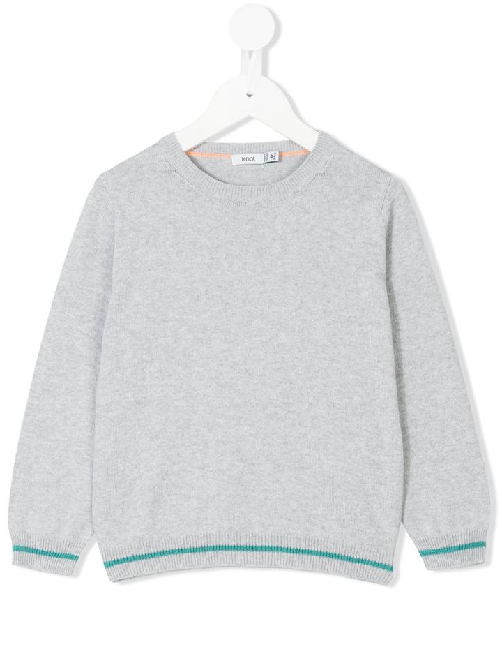 Knot - Alvaro Jumper - Kids - Cotton - 6 Yrs, Grey