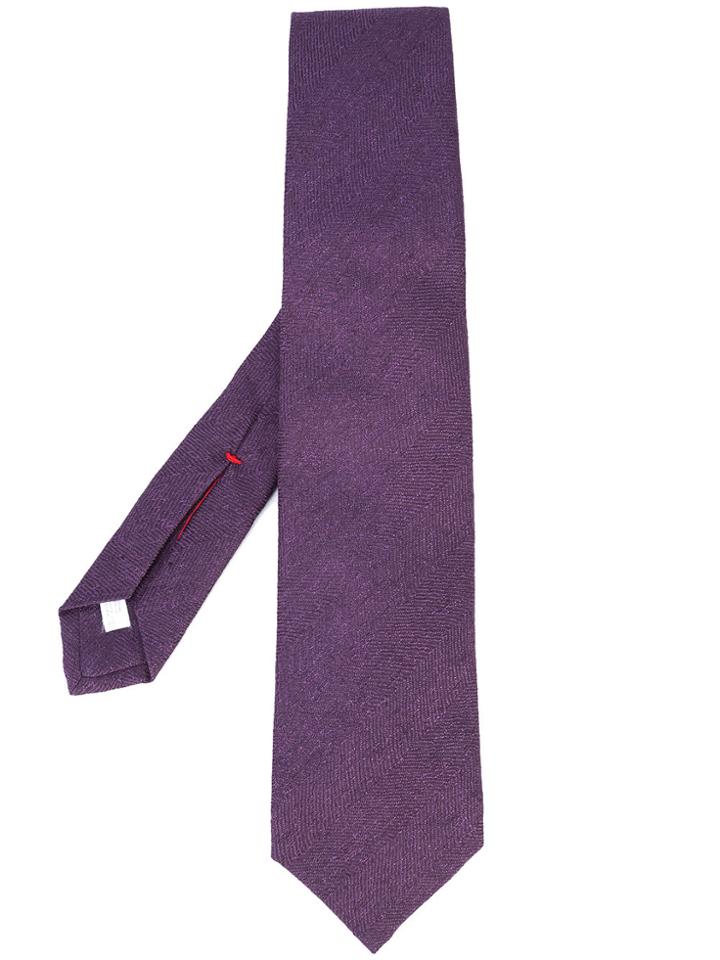Isaia Classic Tie - Pink & Purple