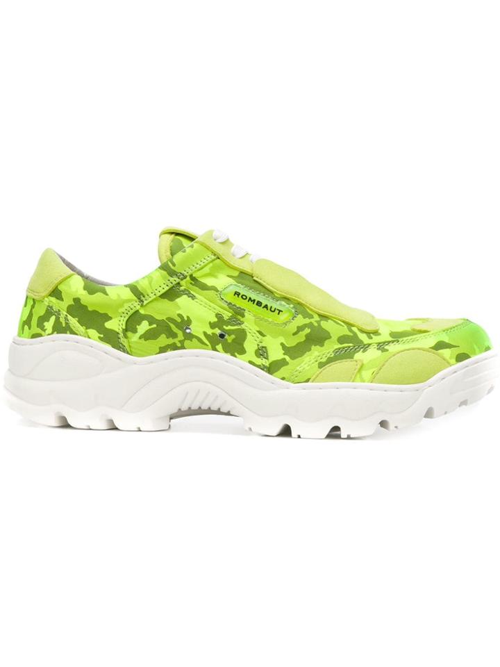 Rombaut Camouflage Low-top Sneakers - Green