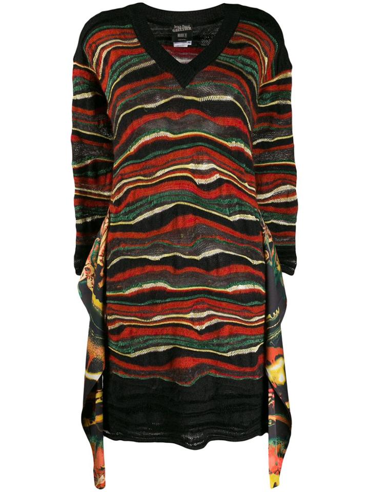 Jean Paul Gaultier Pre-owned 2000s Knitted Dress - Black