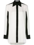 Givenchy Contrast Trim Blouse - White