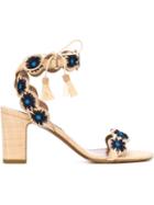 Tabitha Simmons 'ollie' Embroidered Sandals