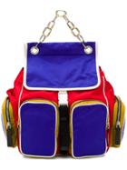 Marni Multi Zipped Pocket Backpack - Blue