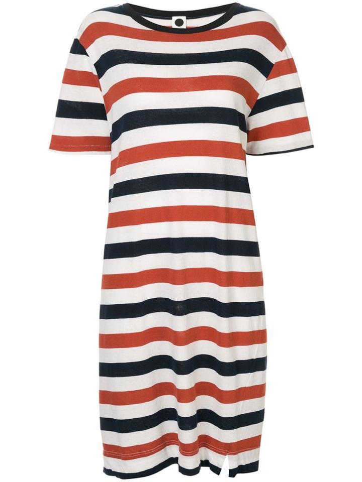 Bassike Striped T-shirt Dress - Multicolour