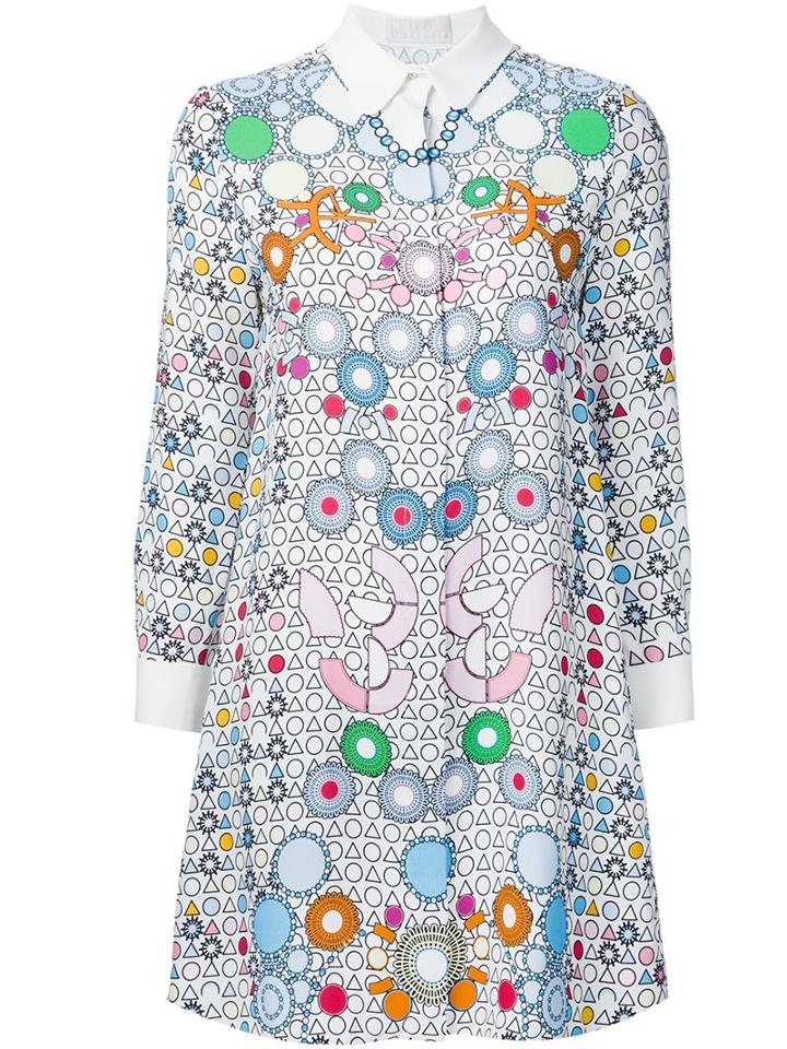 Peter Pilotto Geometric Print Shirt Dress