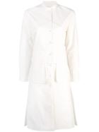 Uma Wang Panelled Overshirt Jacket - White