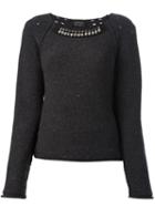 Lanvin Ruffle Embellished Collar Sweater