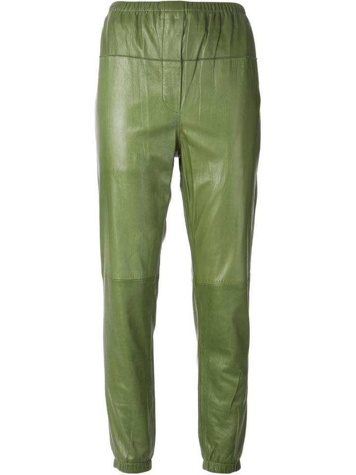 3.1 Phillip Lim Tapered Lambskin Trousers