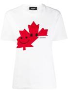 Dsquared2 Canadian Leaf T-shirt - White