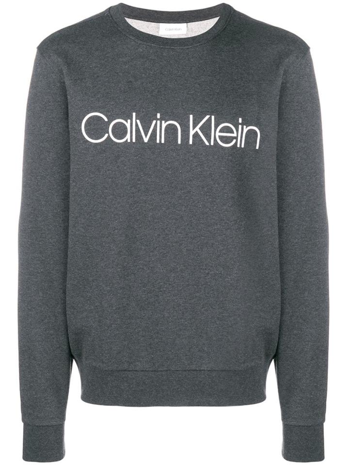 Calvin Klein Classic Logo Sweatshirt - Grey
