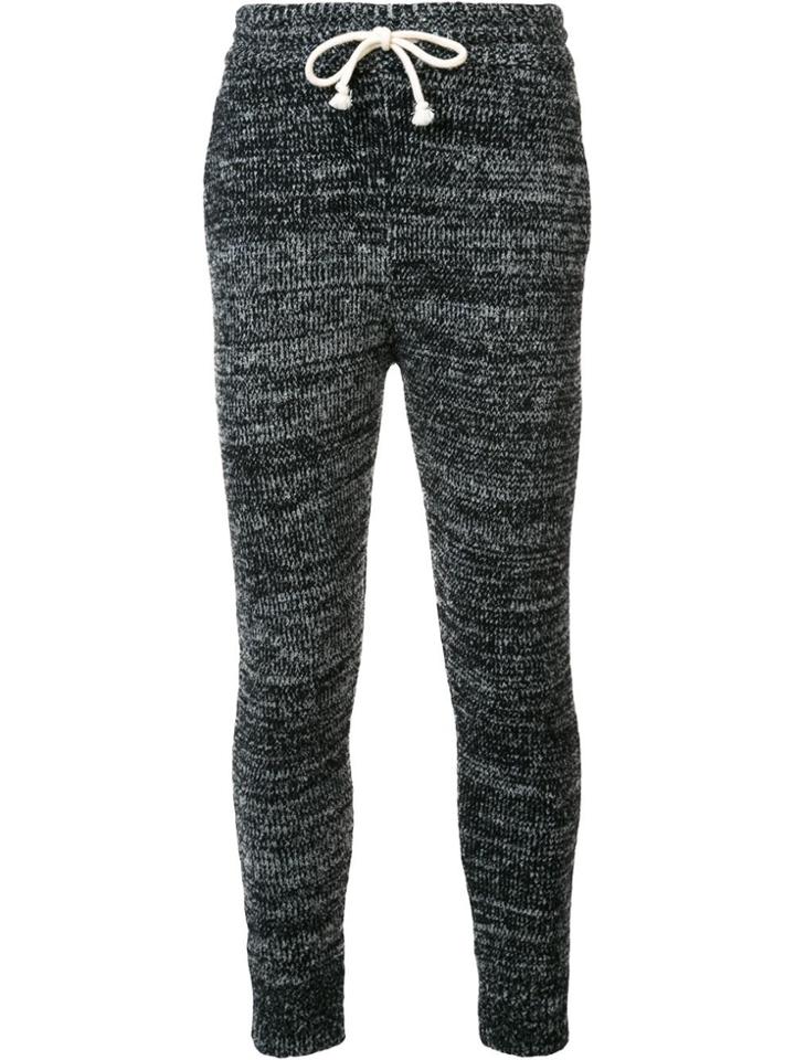 John Elliott Drawstring Track Pants - Black