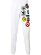 Dsquared2 - Embroidered Patched Track Pants - Men - Cotton - M, White, Cotton