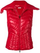 Moncler Hybrid Quilted Gilet - Red