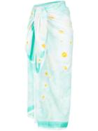 Isolda Printed Sarong - Blue