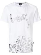 Cavalli Class 3d Logo Print T-shirt - White
