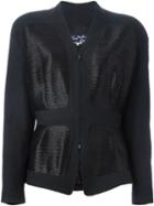 Thierry Mugler Vintage Straw Panel Jacket