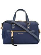 Marc Jacobs Trooper Bauletto Tote, Women's, Blue, Calf Leather/nylon