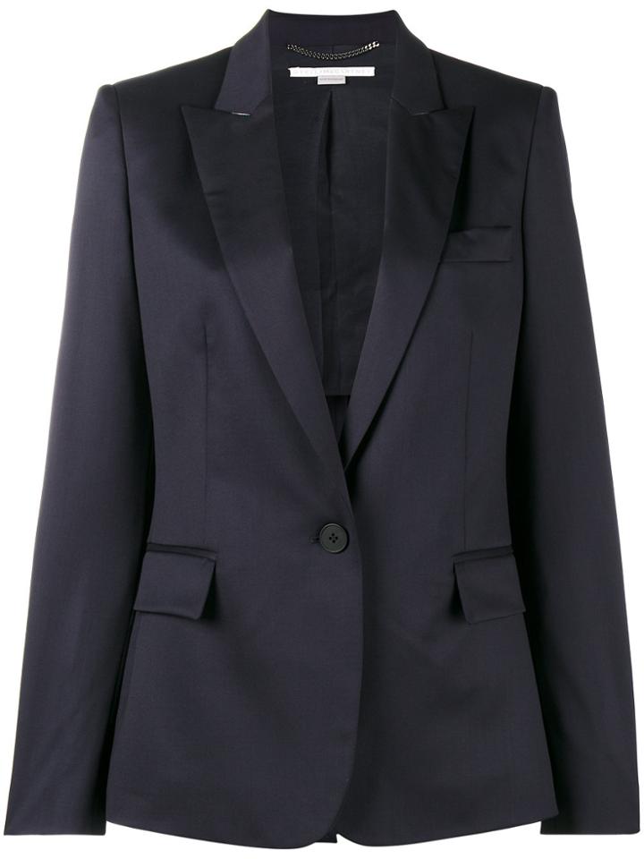 Stella Mccartney Ingrid Single Button Blazer - Blue