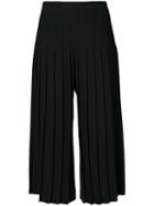 Neil Barrett - Cropped Tailored Trousers - Women - Cupro/triacetate/polyimide - 44, Black, Cupro/triacetate/polyimide