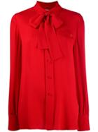Valentino V Plaque Blouse - Red