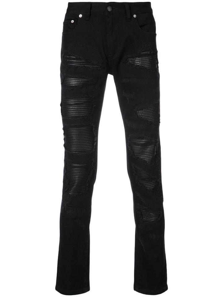 God's Masterful Children Strati Distressed Jeans - Black