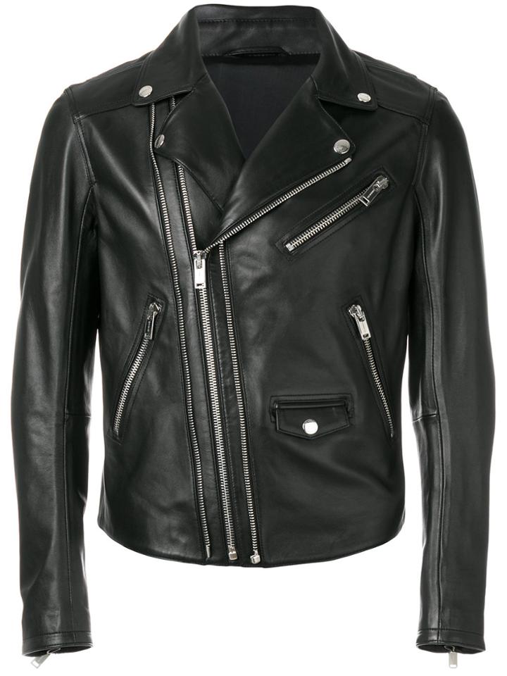 Les Hommes Perfecto Jacket - Black