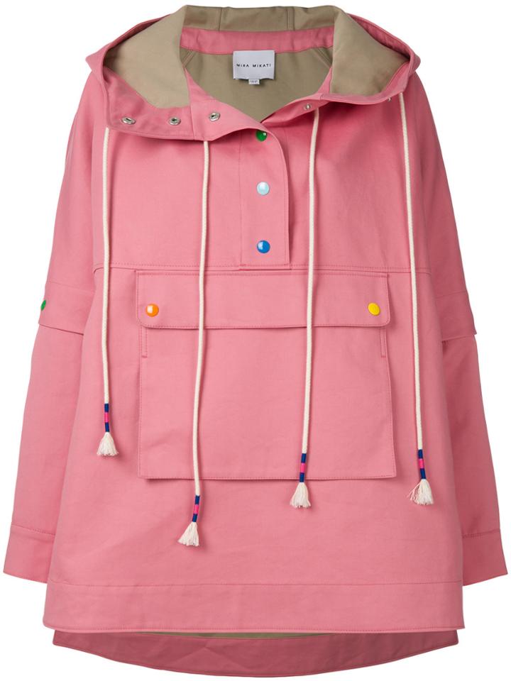 Mira Mikati Wake And Surf Parka - Pink & Purple