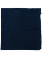 Faliero Sarti With Love Embroidered Scarf - Blue