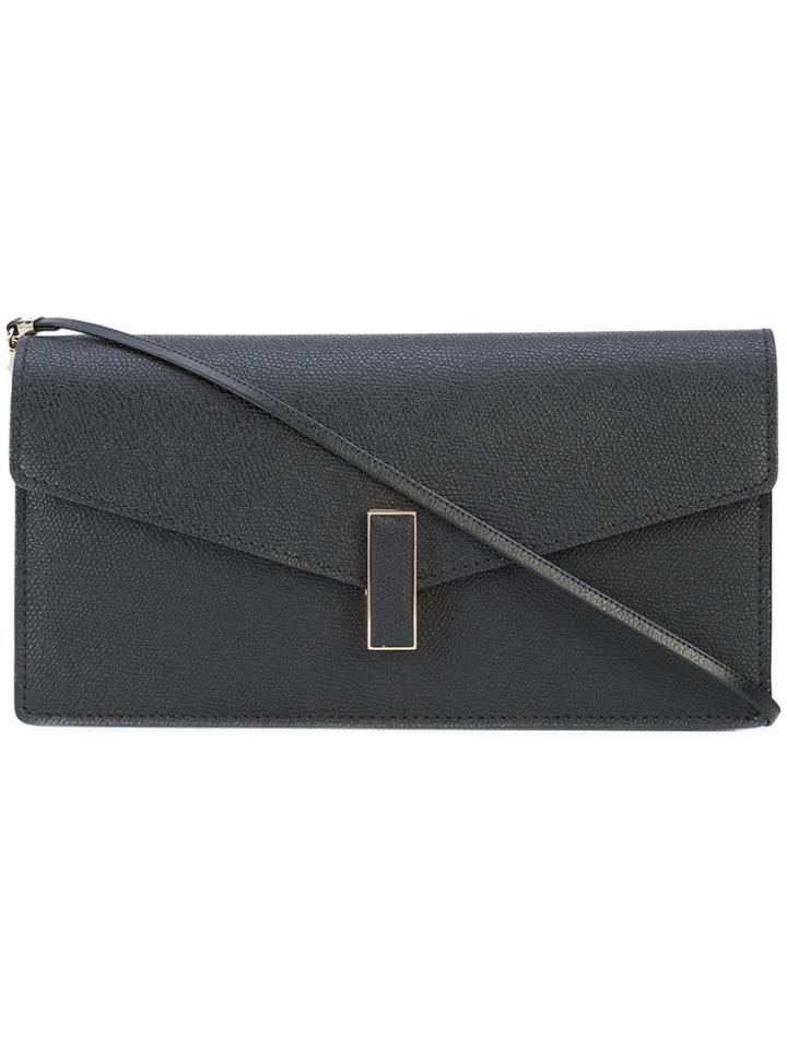 Valextra Iside Leather Cross-body Bag - Black