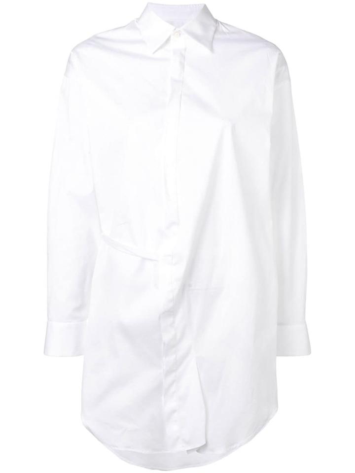 Dsquared2 Longline Asymmetric Shirt - White
