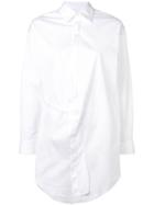 Dsquared2 Longline Asymmetric Shirt - White