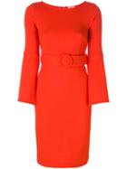 P.a.r.o.s.h. - Lachid Dress - Women - Polyamide/spandex/elastane/wool - L, Yellow/orange, Polyamide/spandex/elastane/wool