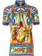 Dolce & Gabbana Chinese Print Polo Shirt