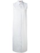 Nehera - Sleeveless Shirt Dress - Women - Cotton - 38, White, Cotton
