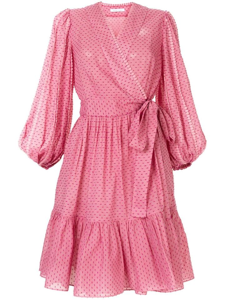 Rachel Gilbert Loni Wrap Dress - Pink