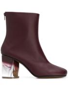 Maison Margiela Crushed Heel Ankle Boots - Brown