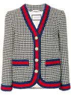 Gucci - Gg Web Tweed Jacket - Women - Silk/polyamide/wool - 42, Black, Silk/polyamide/wool