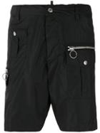 Military Shorts - Men - Polyamide - 54, Black, Polyamide, Dsquared2