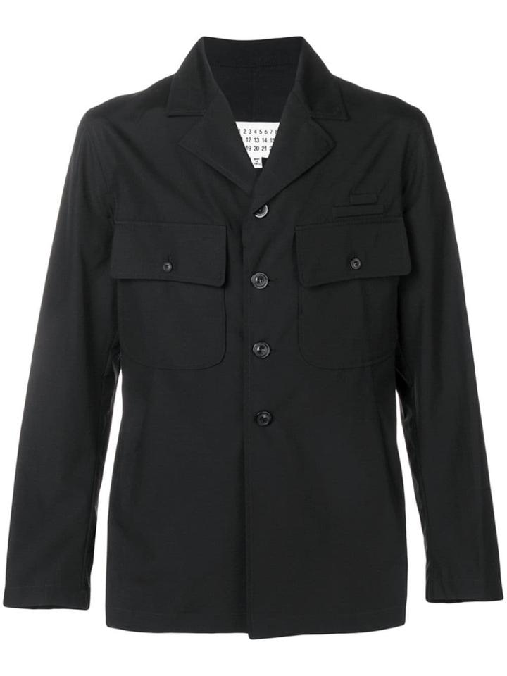 Maison Margiela Double Pocket Shirt Jacket - Black