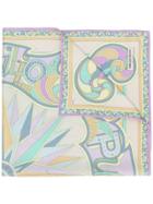 Emilio Pucci Abstract Print Scarf - Nude & Neutrals