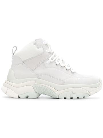 Ash Alfa Hiking Boots - White