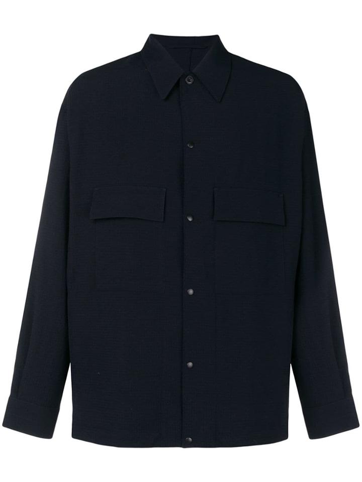 Lemaire Pocket Detail Shirt - Blue