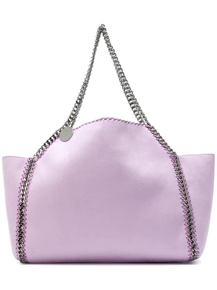 Stella Mccartney Wide Falabella Tote - Pink & Purple