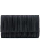 Casadei Pleated Clutch Bag - Black