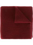 Joseph Ribbed Scarf, Women's, Red, Cashmere