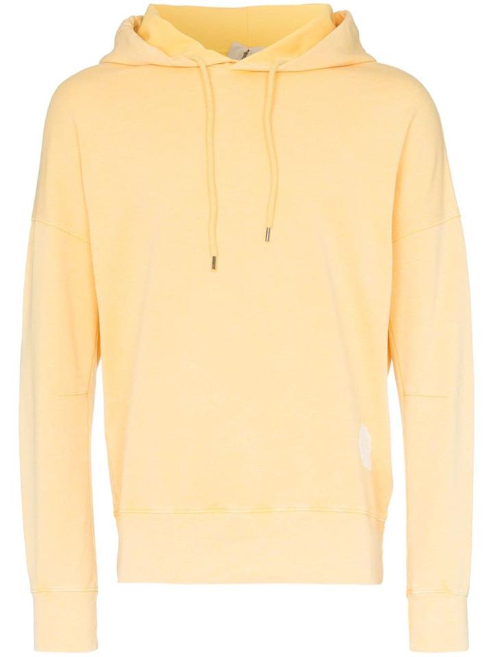 Ten C Logo Printed Hoodie - Yellow