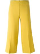 P.a.r.o.s.h. Flared Cropped Trousers - Yellow & Orange